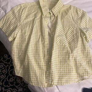 aritzia boxy button up